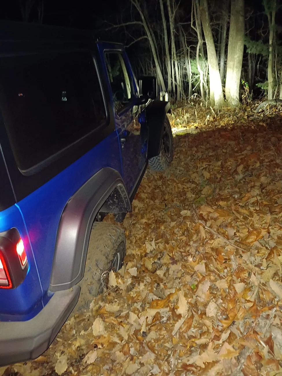 Jeep Wrangler JL Solo Night Run cut short. 20251127_183202