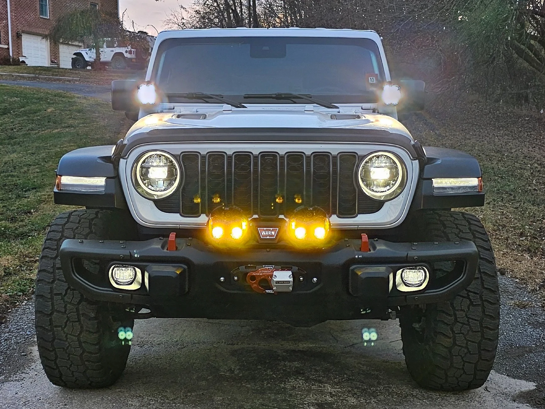 Jeep Wrangler JL Baja Designs LP6 installed 20251109_071330