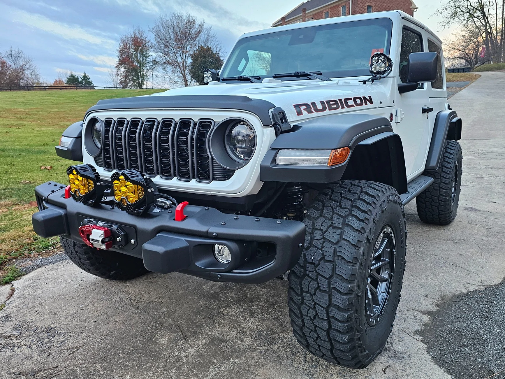 Jeep Wrangler JL Baja Designs LP6 installed 20251109_071117