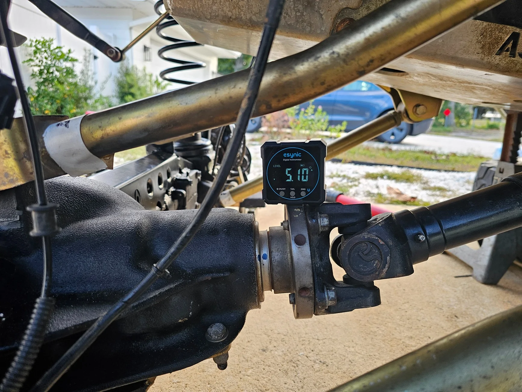 Jeep Wrangler JL Hows my caster? 20251129_162021