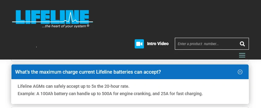 Jeep Wrangler JL battery charger lifelineAGM3
