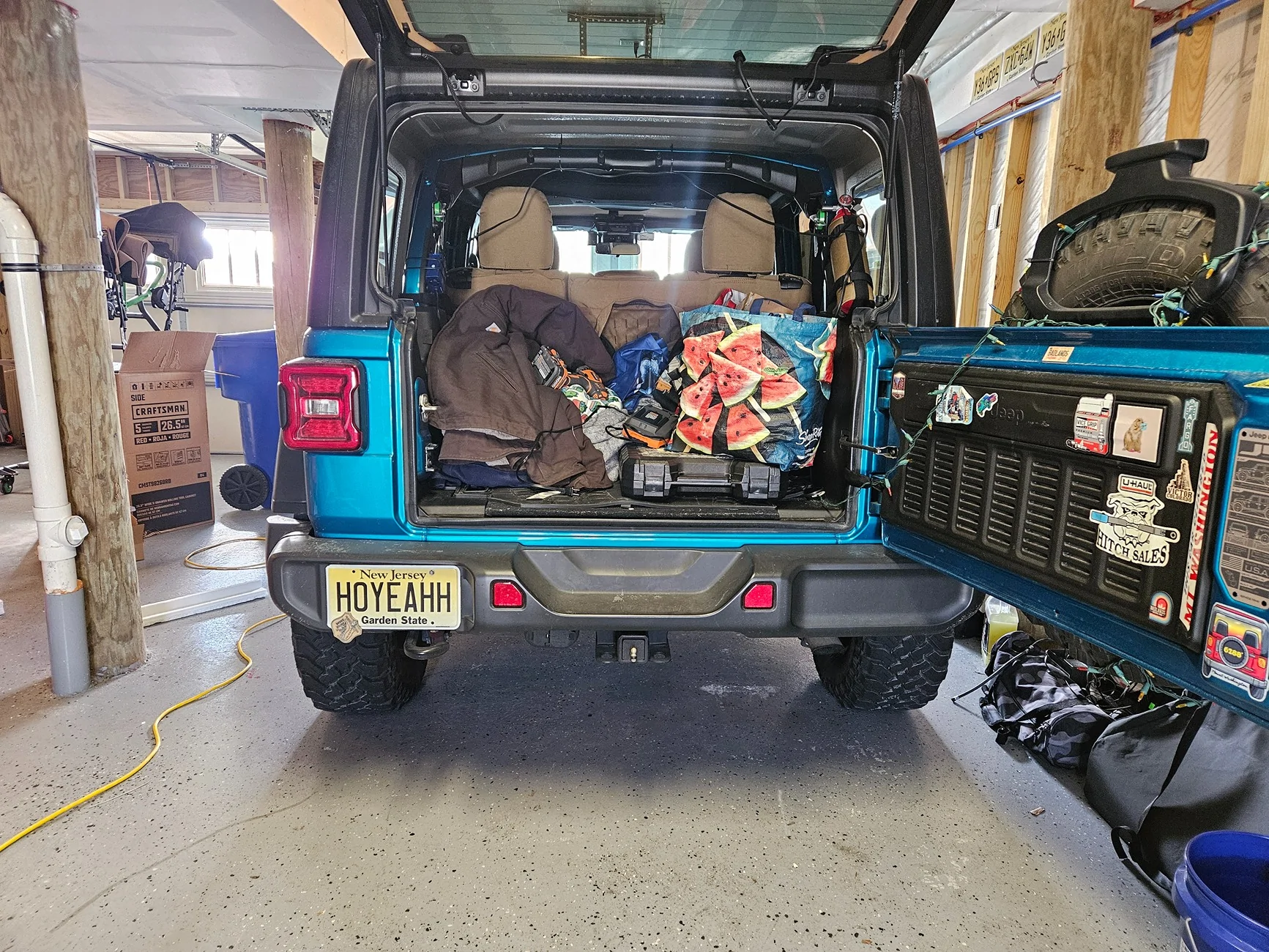 Jeep Wrangler JL Ironman 4x4 Rear Bumper installed 20251207_115841