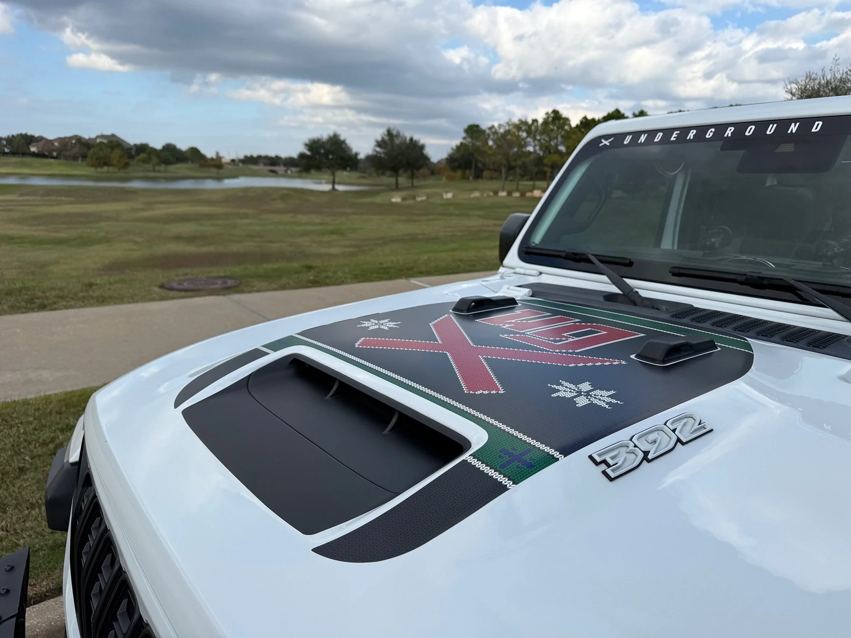 Jeep Wrangler JL Underground Graphics 392 does it's first X-mas theme Greg JL X-mas 02