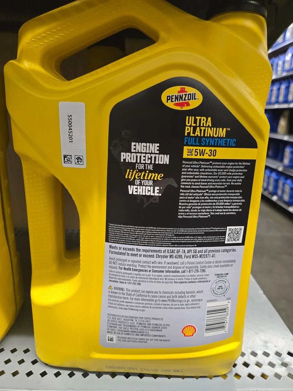 Jeep Wrangler JL Changing oil weight 20251115_091136
