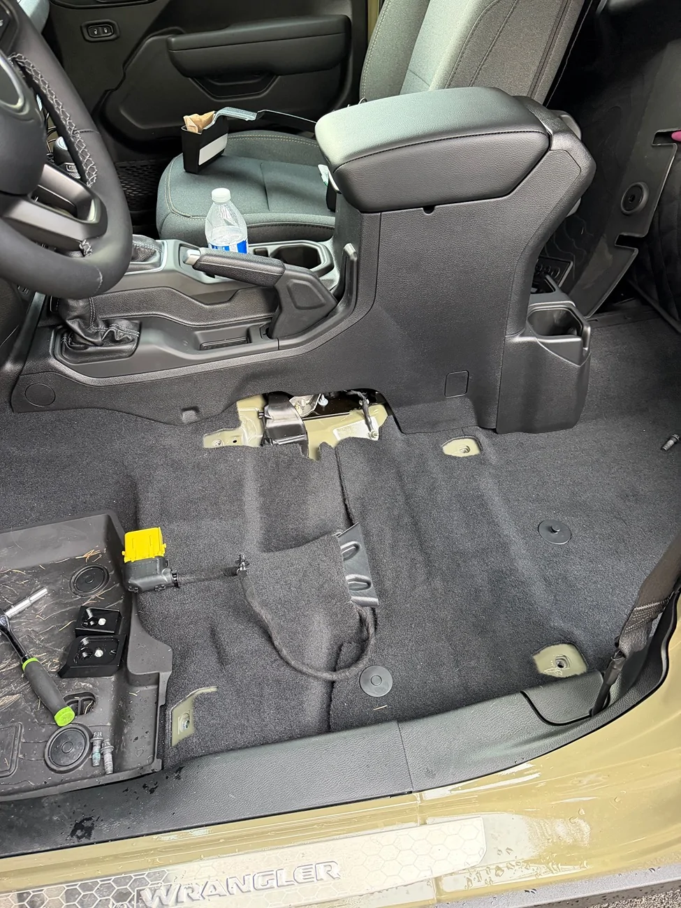 Jeep Wrangler JL DesertDoesIt Seat Slammers + Seat Jackers installed in 2025 JLU Sport S IMG_2420