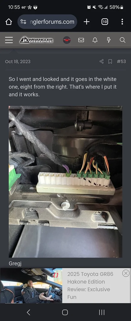 Jeep Wrangler JL Heated Steering Wheel - It can be done. Screenshot_20250317_105504_Chrom