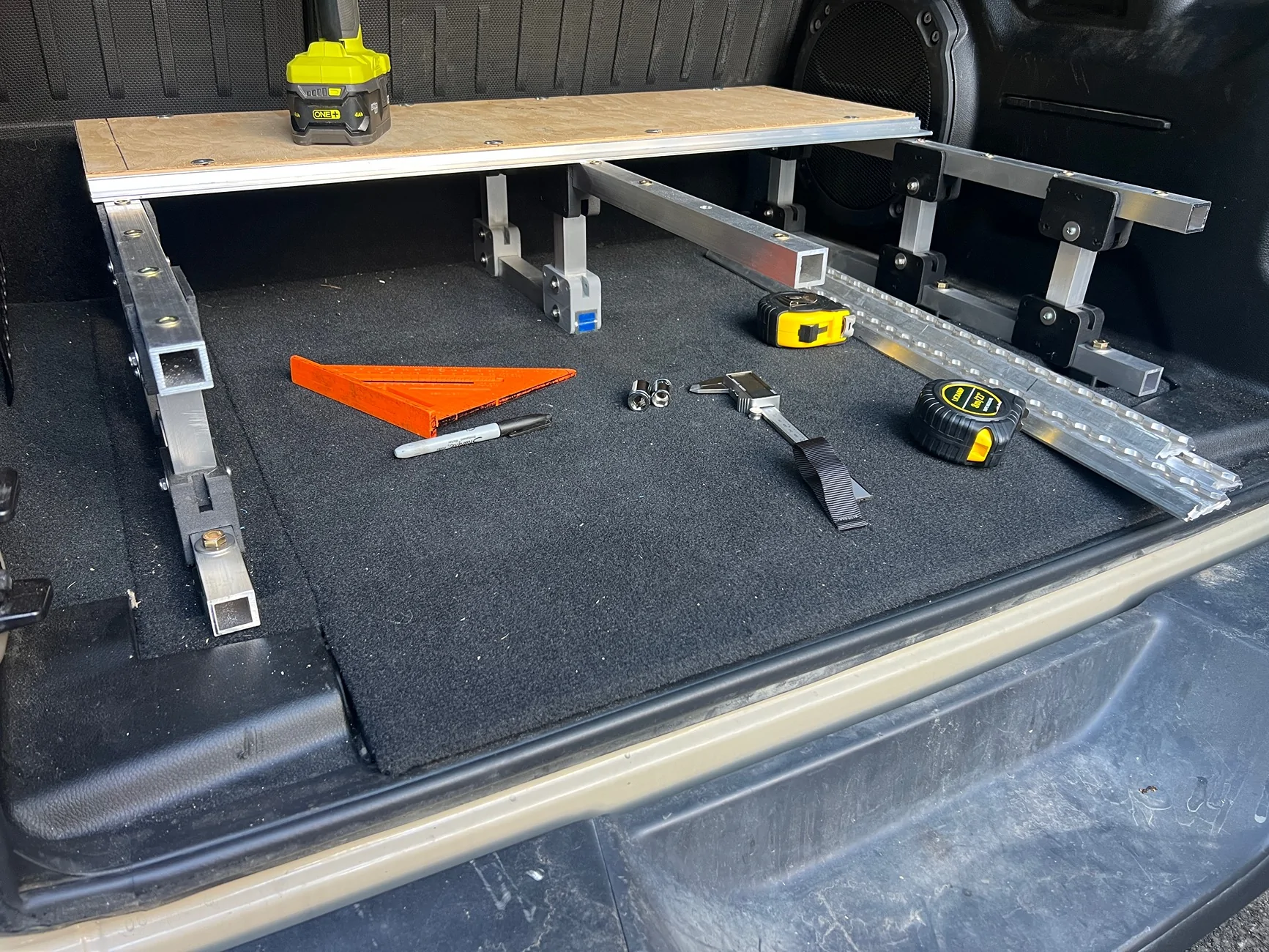 Jeep Wrangler JL Made a rear cargo storage shelf for my 4XE (DIY) IMG_5207