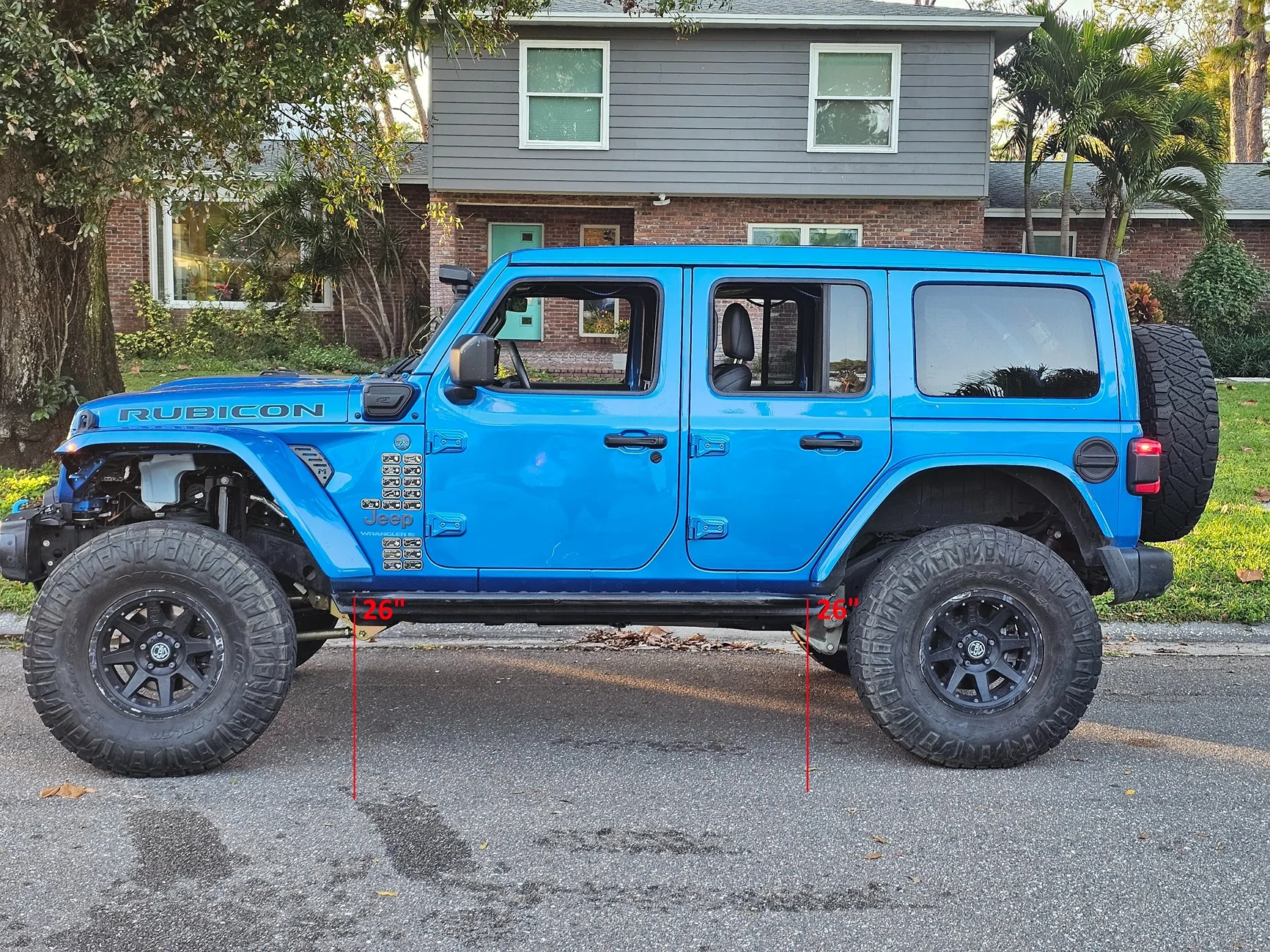 Jeep Wrangler JL Does this 4.5" lift look even? j