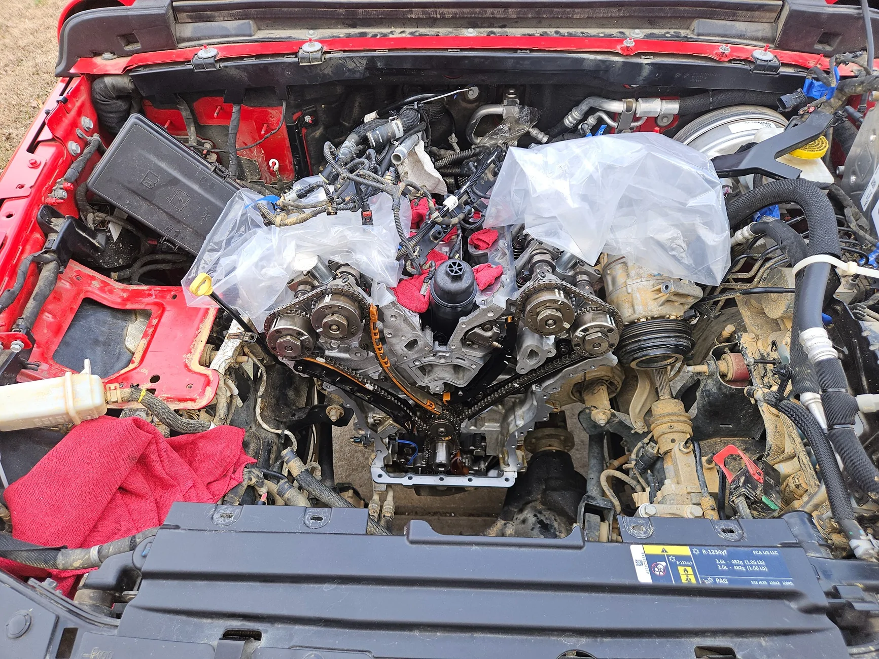 Jeep Wrangler JL head gasket swap after P0301 code 1000169922