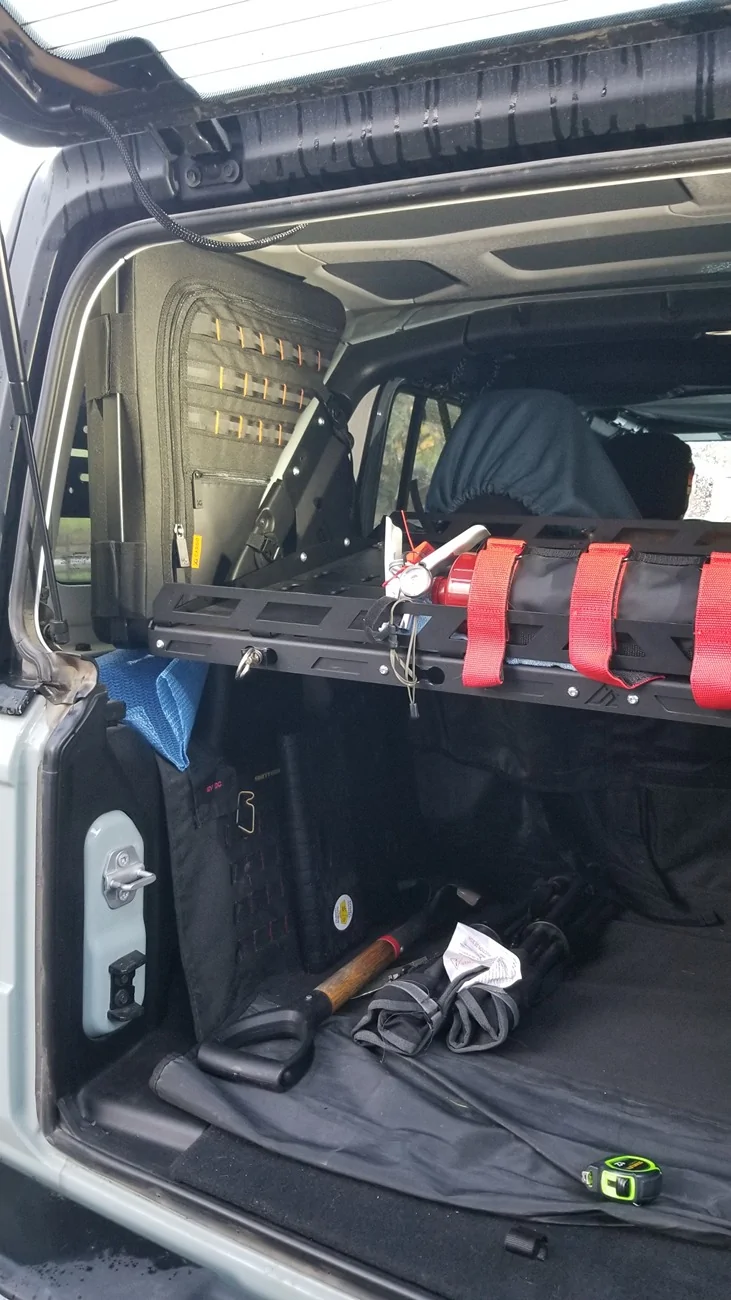Jeep Wrangler JL Need input regarding rear storage shelf 20251227_155753
