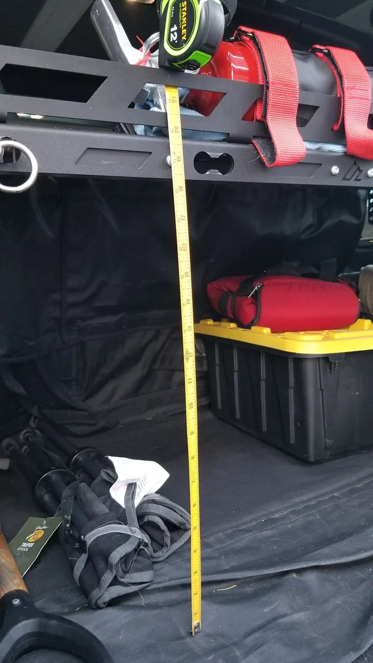 Jeep Wrangler JL Need input regarding rear storage shelf 20251227_160016