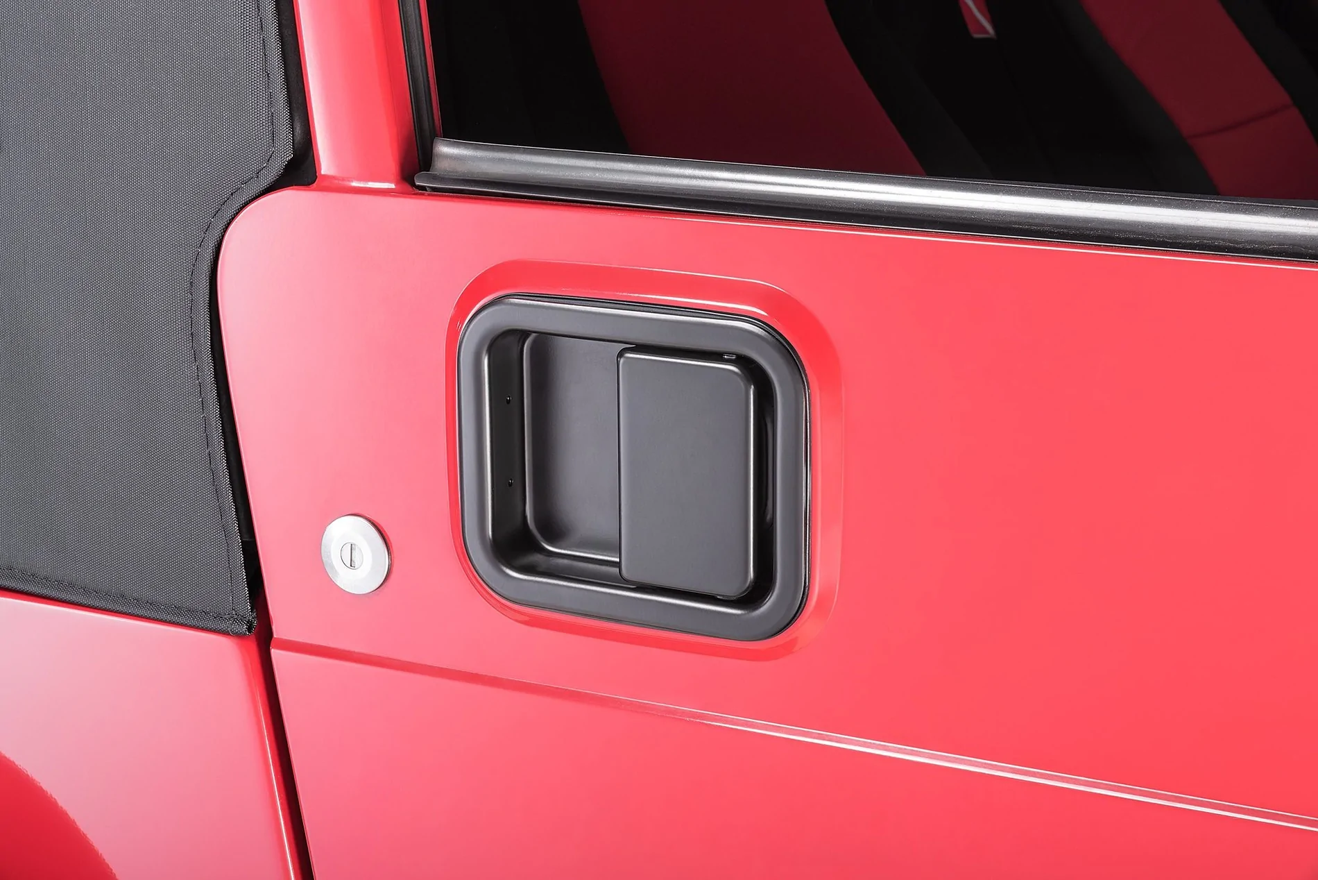 Jeep Wrangler JL TJ vs JL conversation. Quadratec_Black_Full_Steel_Door_Outside_Paddle_Handle_Install-3441811263
