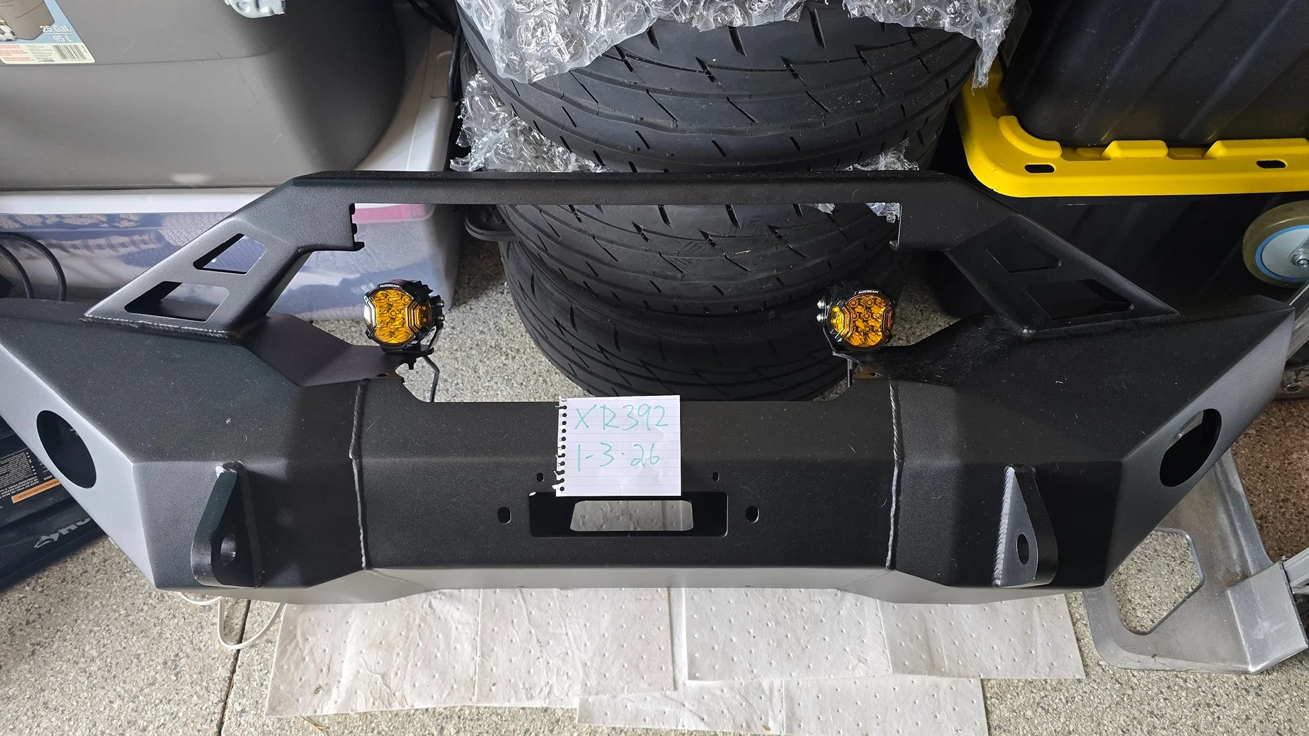 Jeep Wrangler JL Jeep jlu Black Widow front bumper 20260103_155035