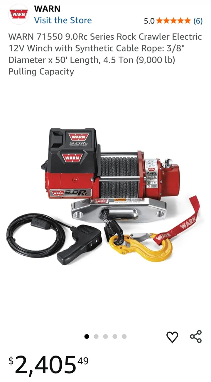 Jeep Wrangler JL What winch do you have? Screenshot_20260104_172940_DuckDuckGo