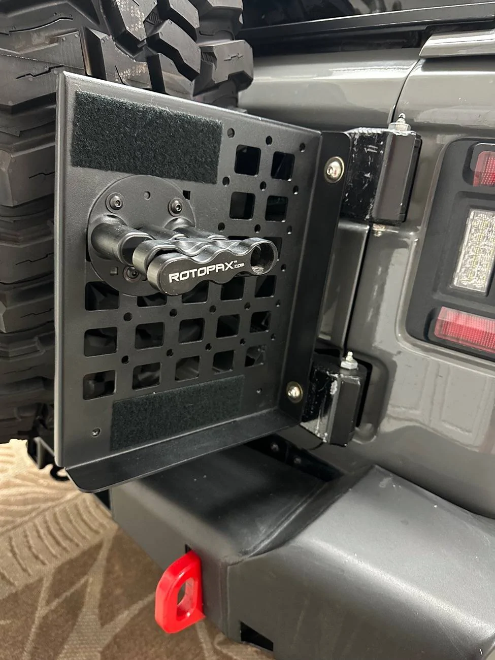 Jeep Wrangler JL All rotopax mount options IMG_4735