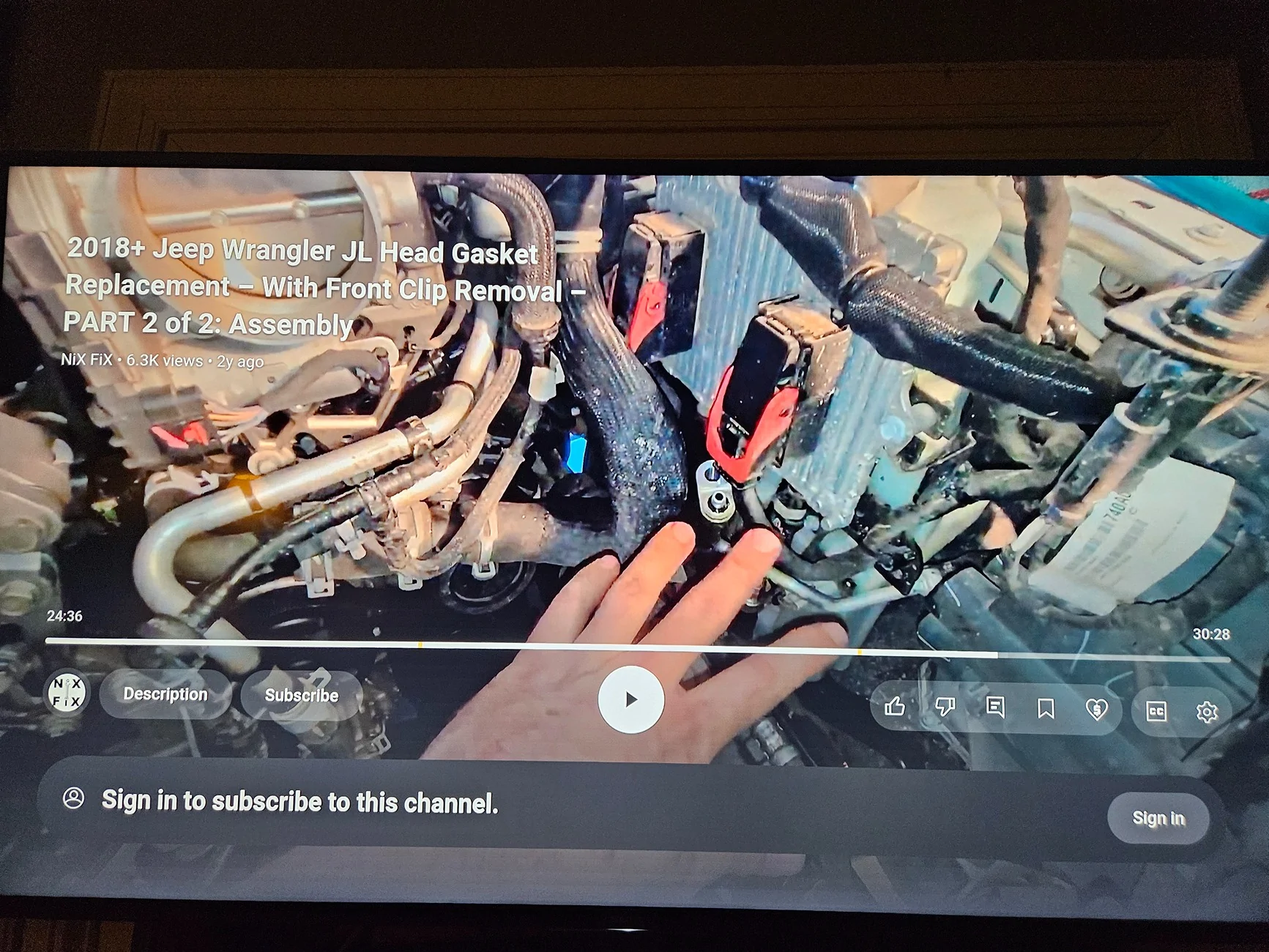 Jeep Wrangler JL head gasket swap after P0301 code 1000170847