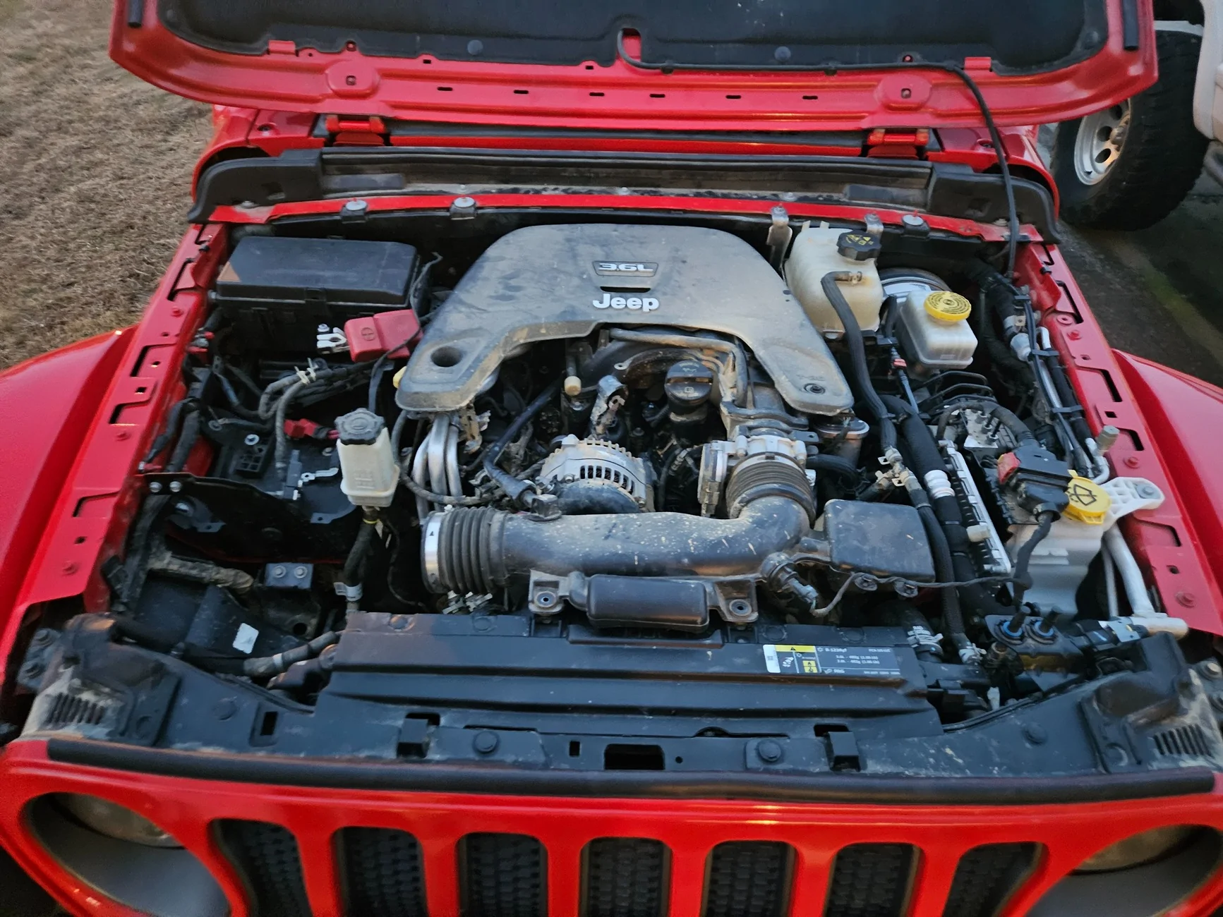 Jeep Wrangler JL head gasket swap after P0301 code 20260107_173844