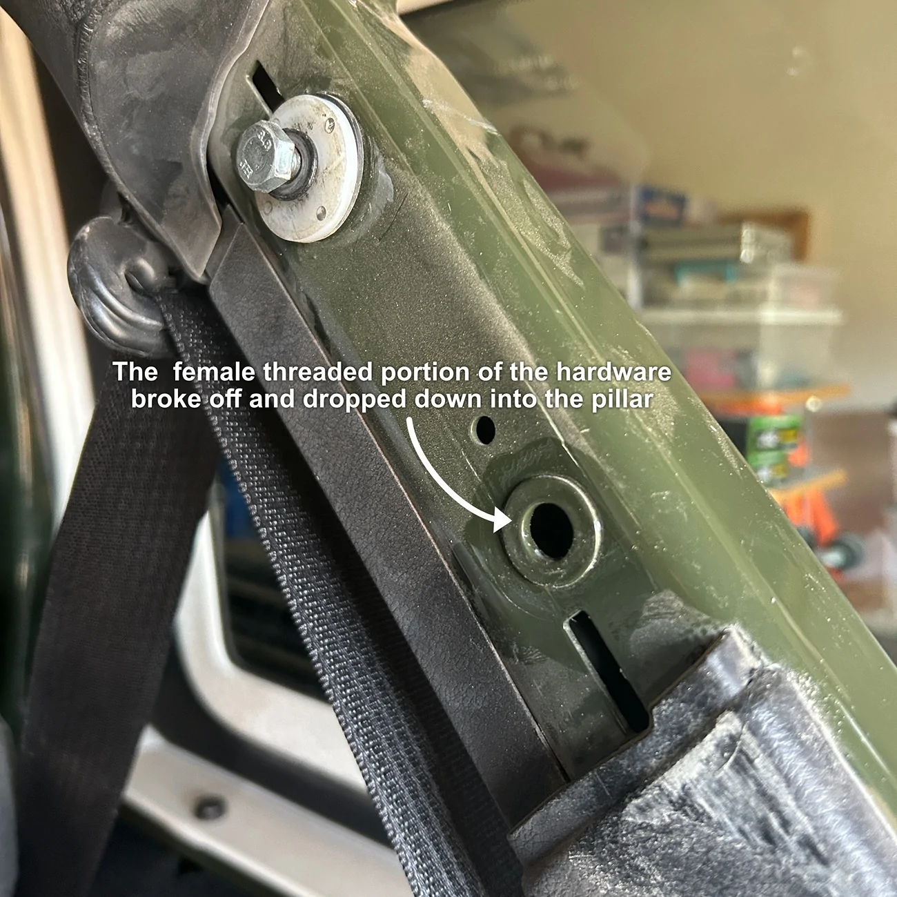 Jeep Wrangler JL Nutsert for rear C-Pillar? C-Pillar-nut-sert