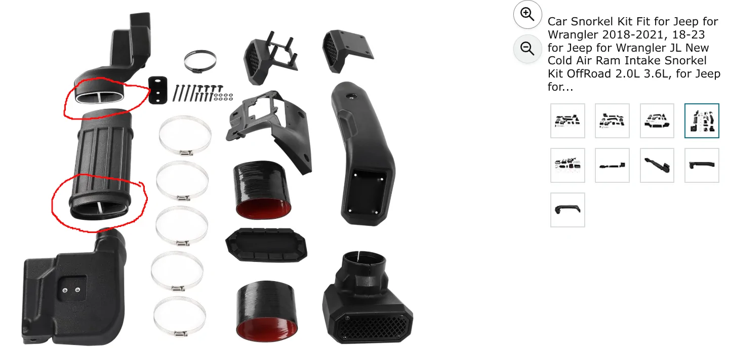 Jeep Wrangler JL Has someone used this Snorkel? snorkl