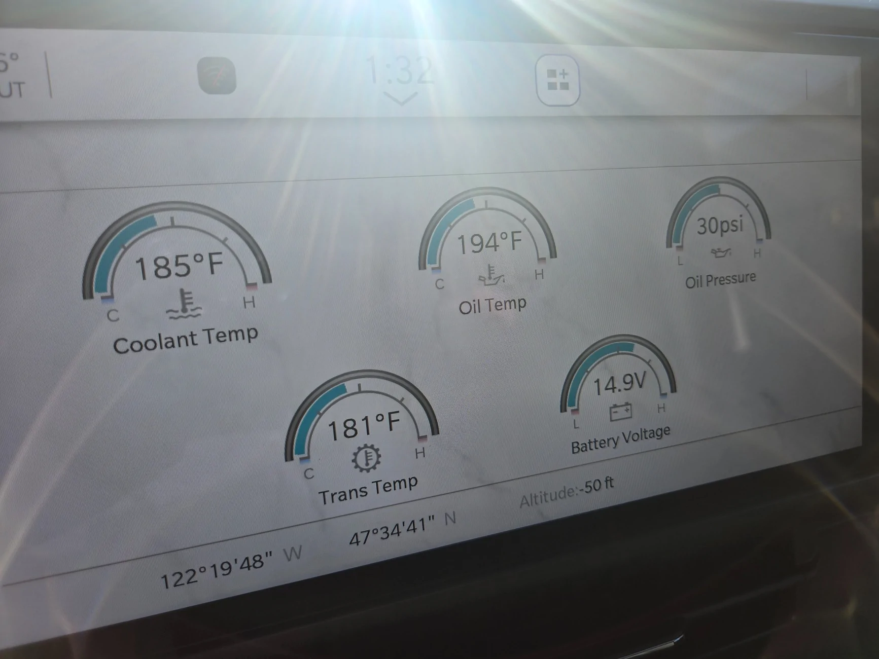 Jeep Wrangler JL What idling can do to Jeep temps 20260119_133230