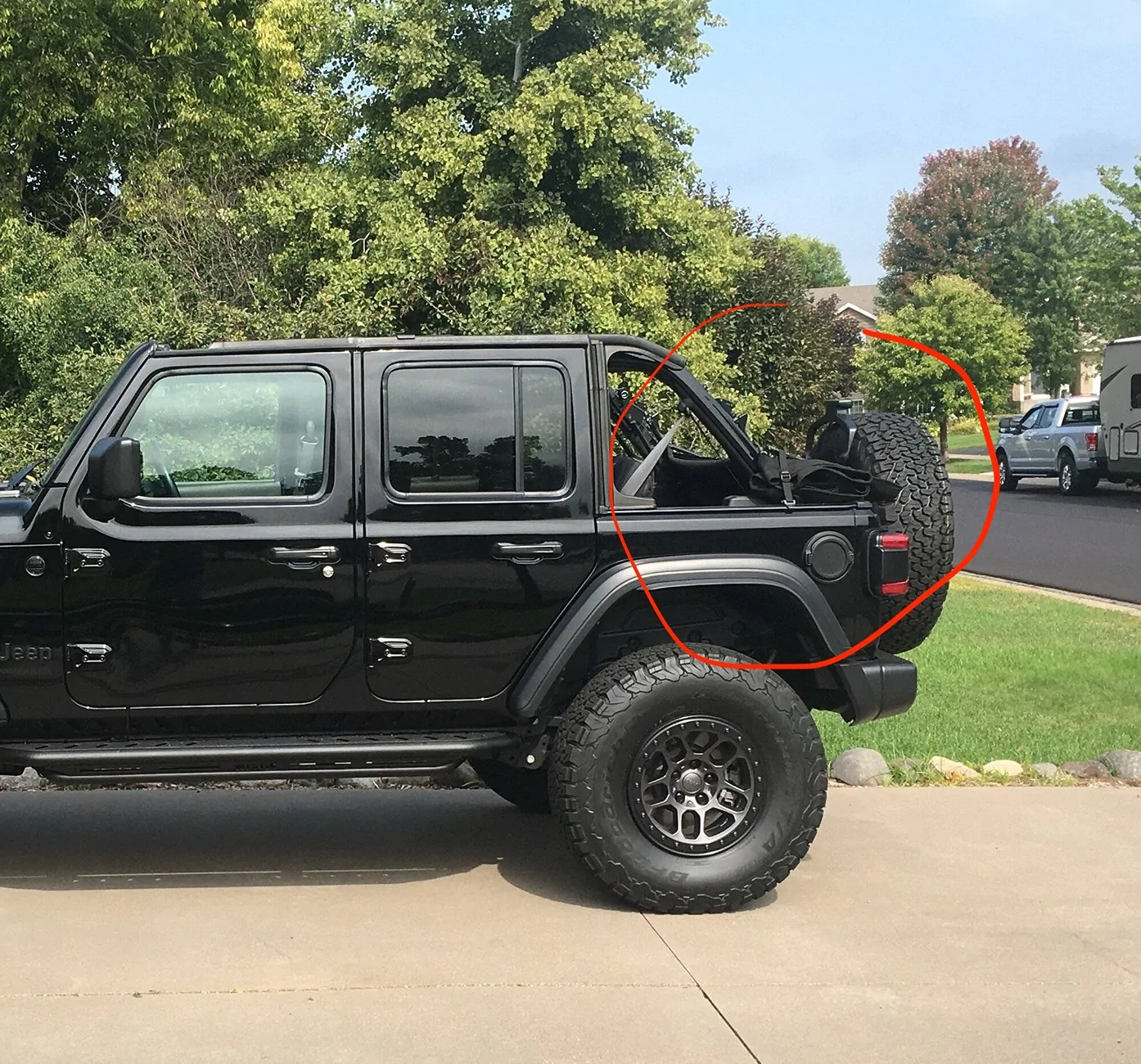 Jeep Wrangler JL Soft top folding 814188-765d00535b0796c202c38584930e0631