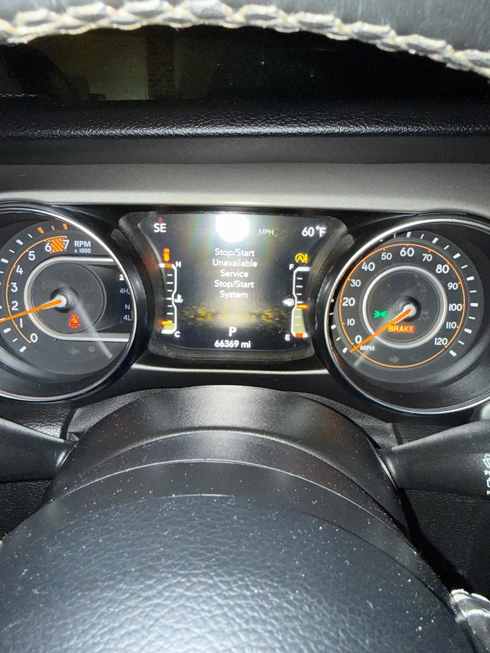Jeep Wrangler JL 2021 Jeep Wrangler Auto Start/Stop Dashboard code IMG_0408