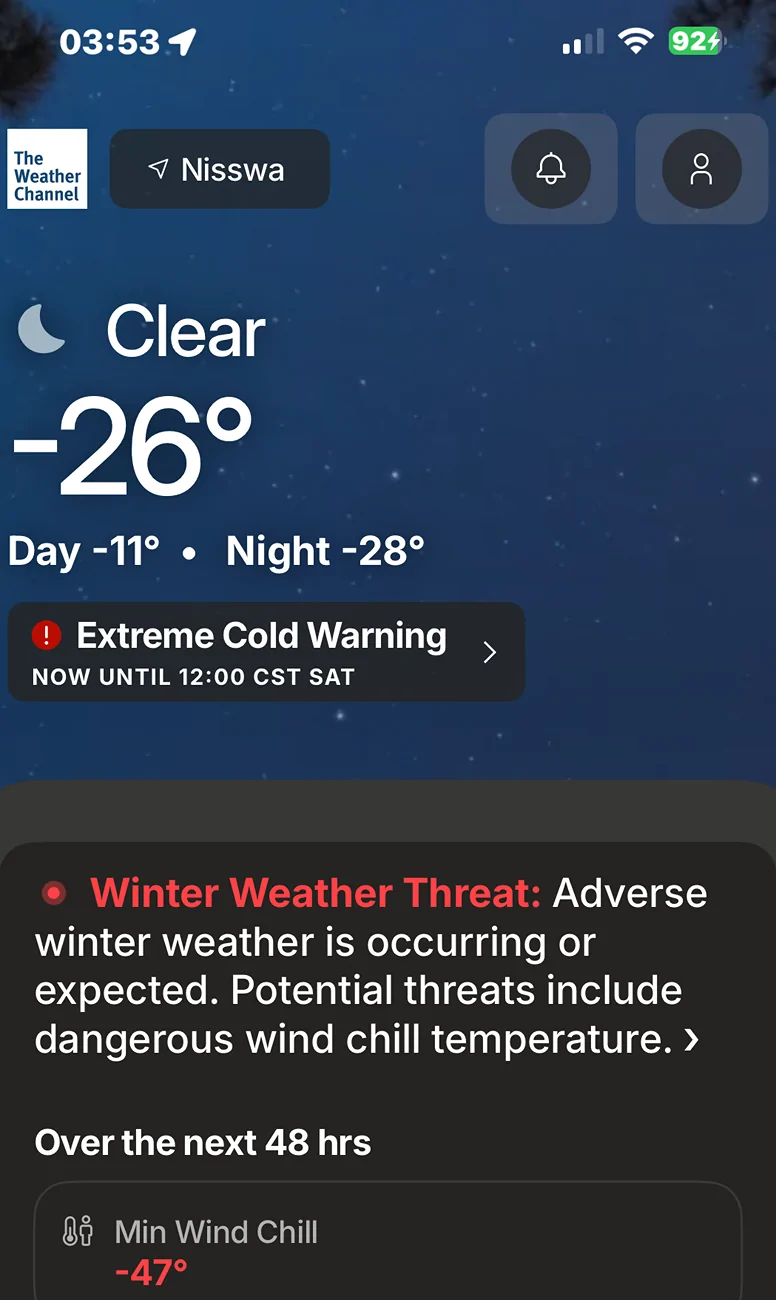 Jeep Wrangler JL How Low (Temperature) Did You Go? cold