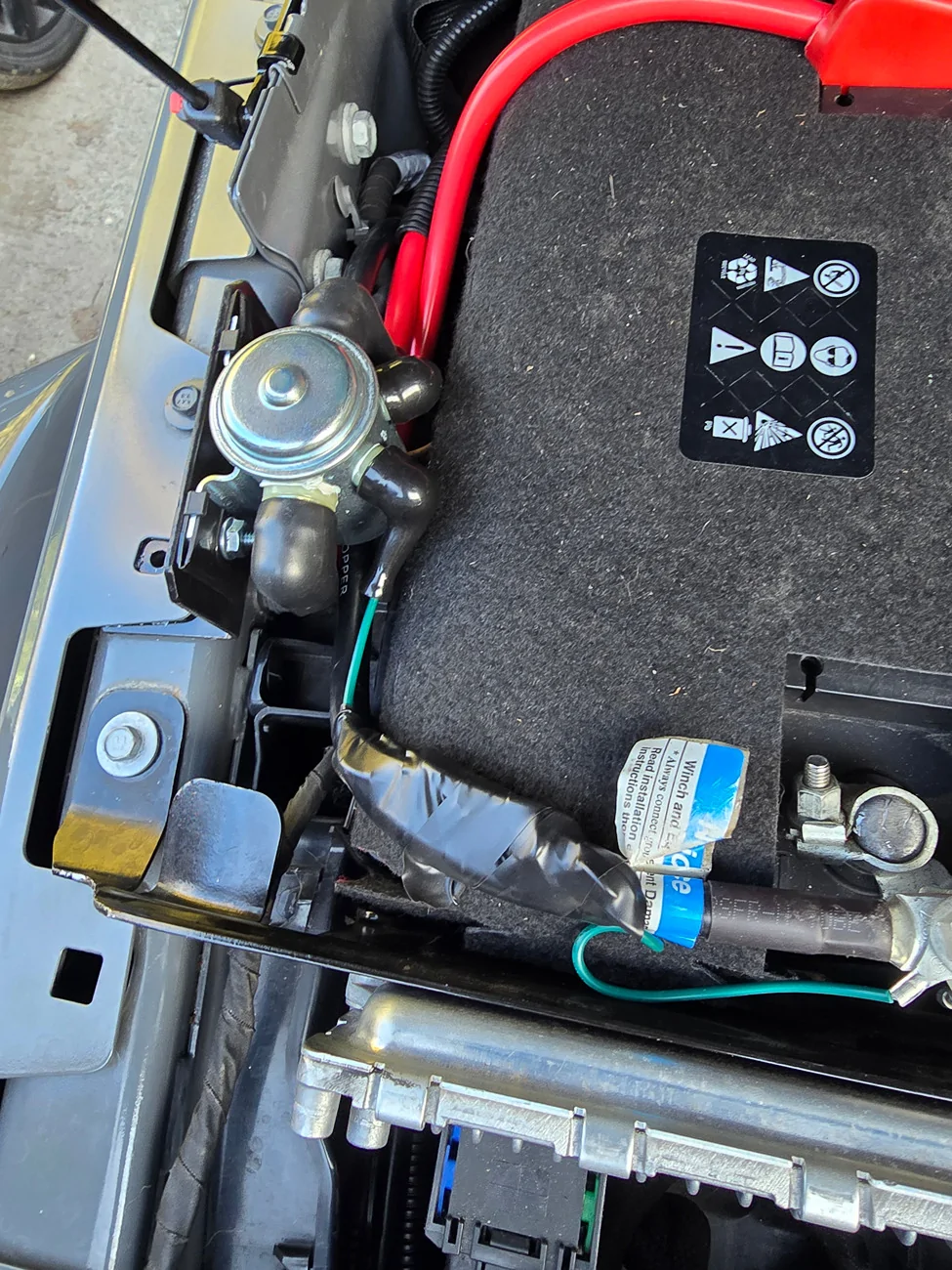 Jeep Wrangler JL Installed WARN Power Interrupt Kit - A few notes 20260125_135335