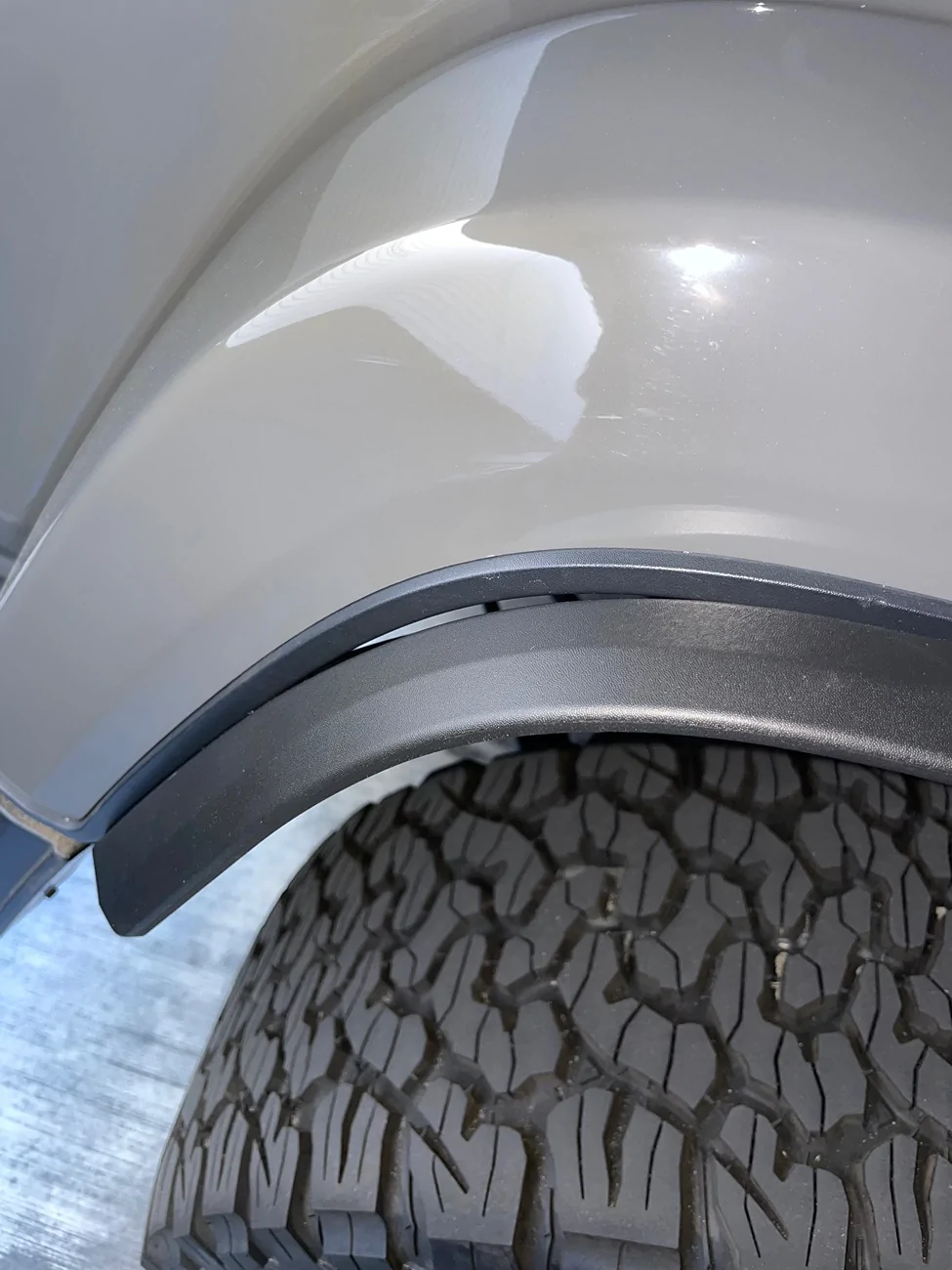 Jeep Wrangler JL Sahara Fender Flare Extension SOLUTION IMG_9655