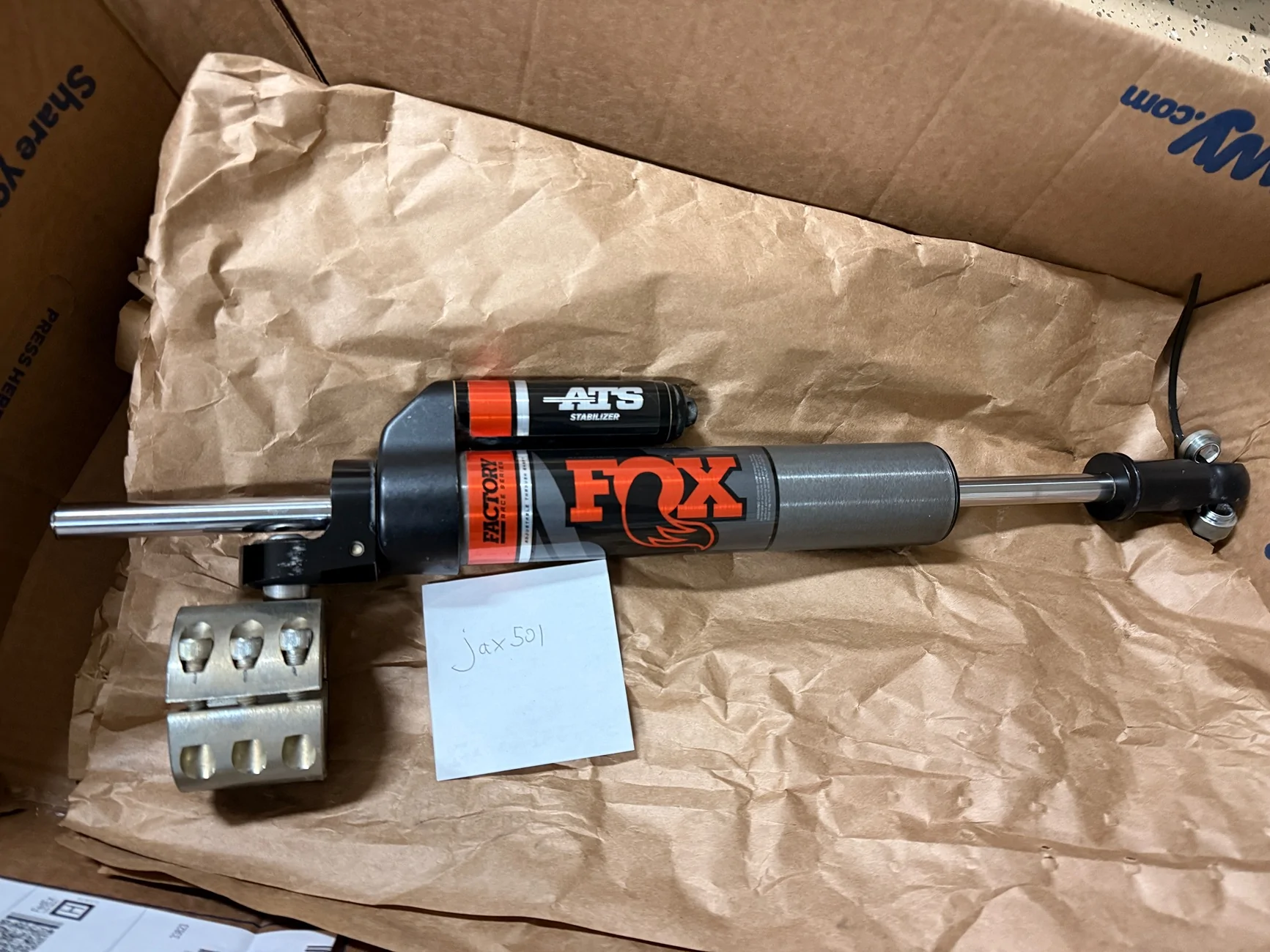 Jeep Wrangler JL FOX 2.0 ATS STEERING STABILIZER IMG_3011