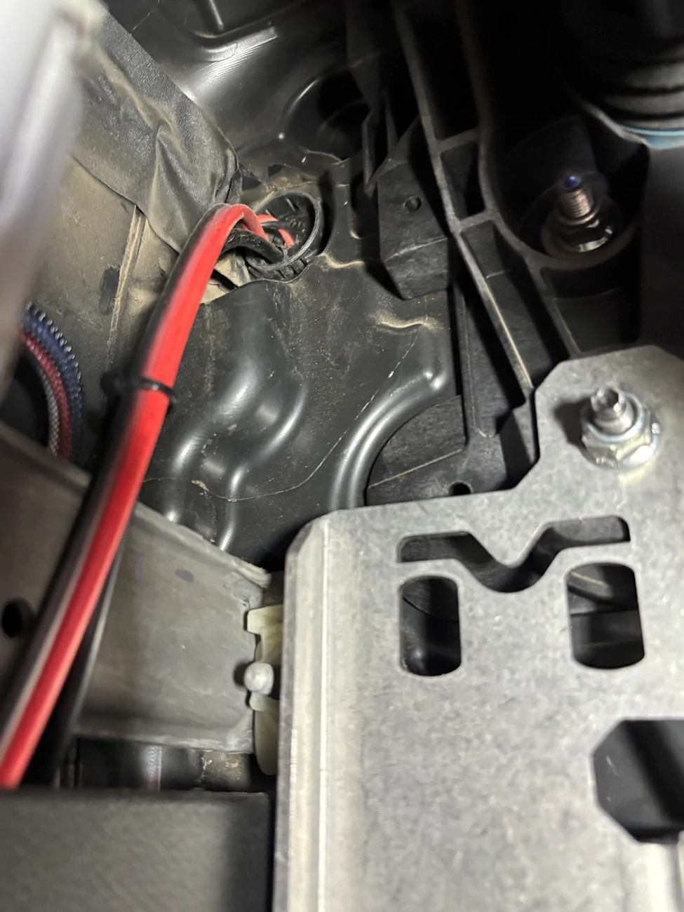 Jeep Wrangler JL drivers side firewall penetration pictures please IMG_8149