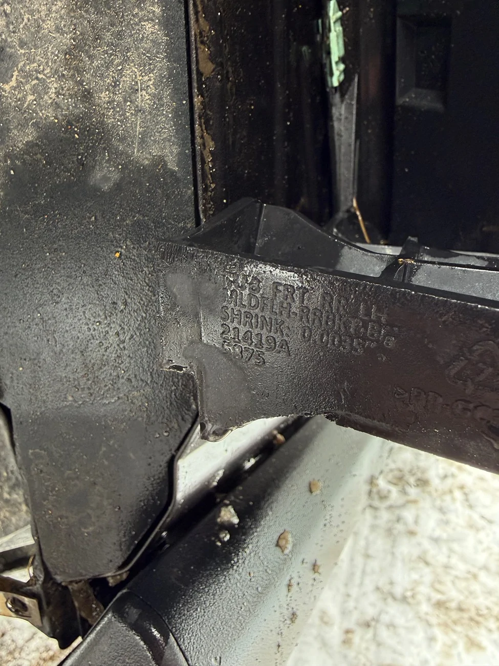 Jeep Wrangler JL Fender Flare Part Broken IMG_8974