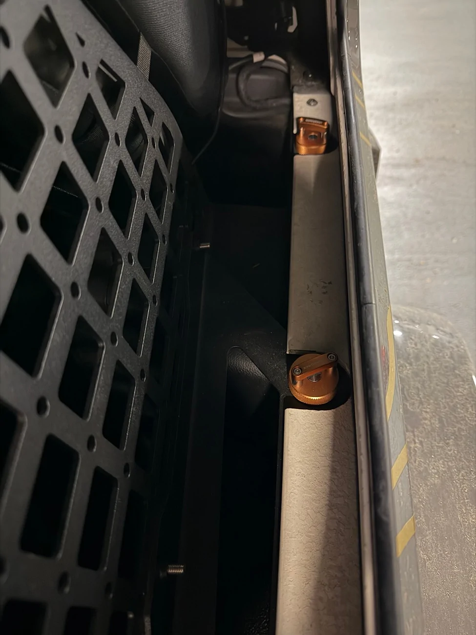 Jeep Wrangler JL Rear window Molle panels for Sky One Touch... IMG_0311