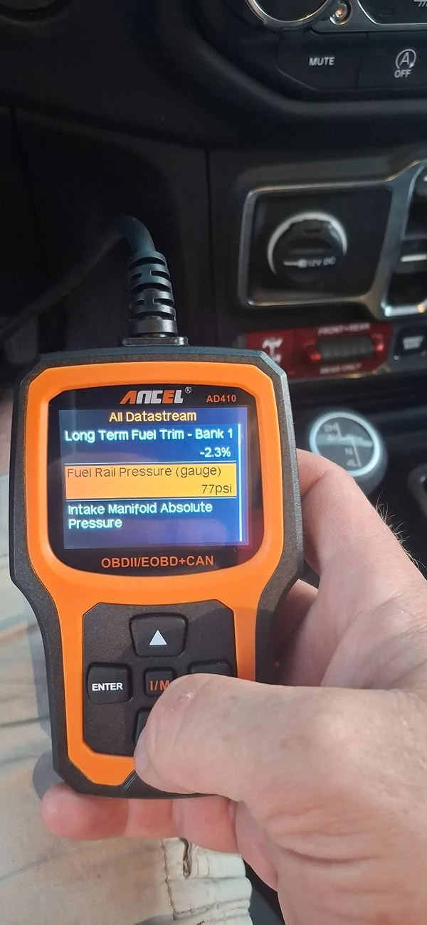Jeep Wrangler JL Error code P219A 1000001383