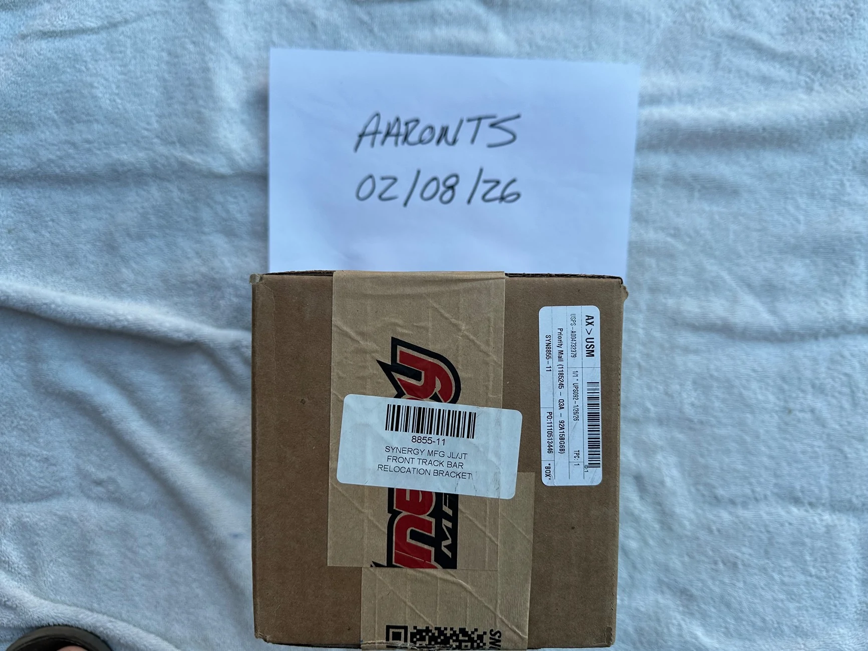 Jeep Wrangler JL Synergy Front Track bar Relocation Bracket ( Price drop) IMG_4511
