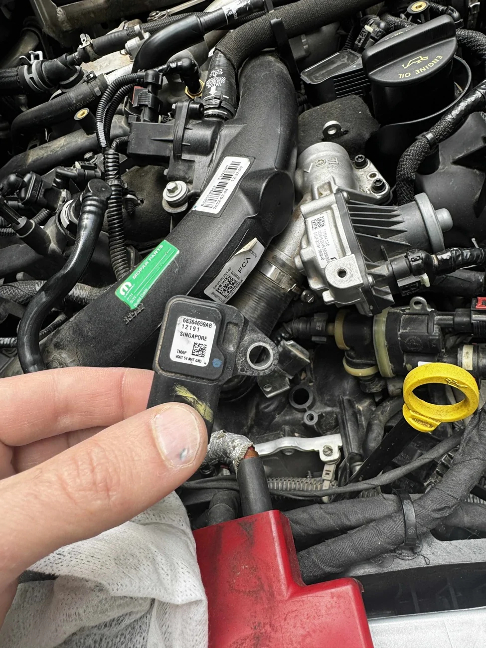Jeep Wrangler JL Blown map sensor on 2.0 L fe10f040-5cb7-4d20-9381-107da7a34eda