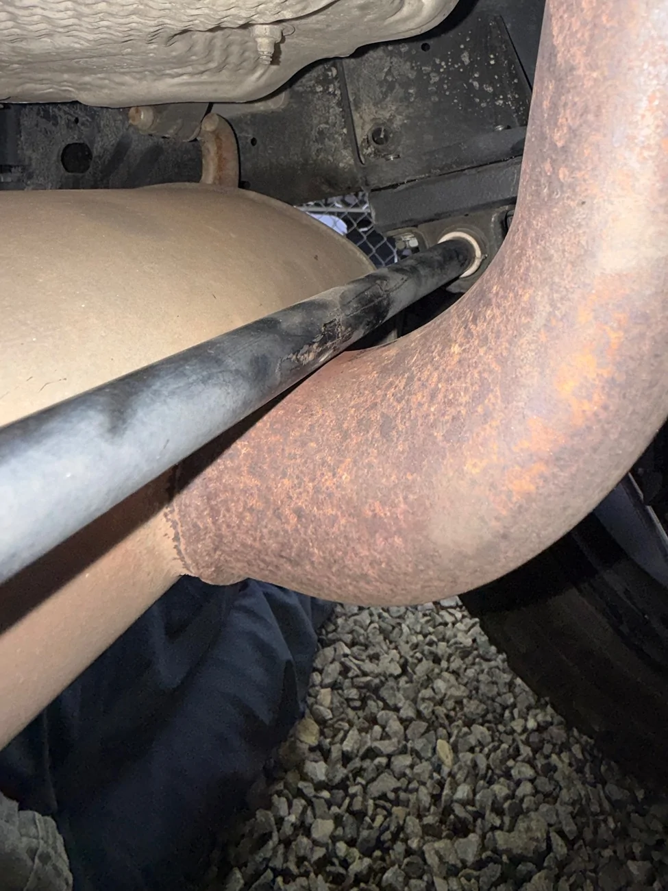 Jeep Wrangler JL Need Help with sway bar rubbing muffler IMG_3656
