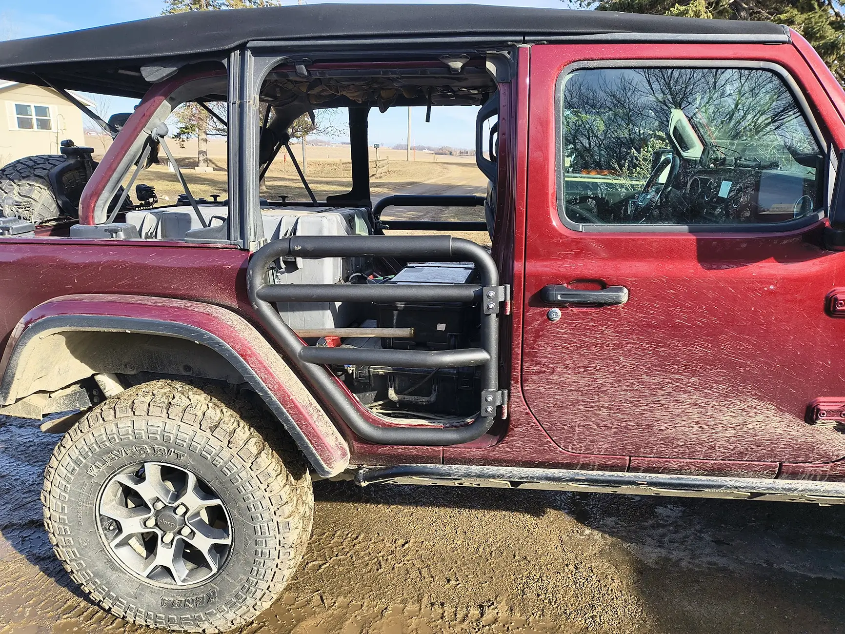 Jeep Gladiator 3RD UPDATE-Temps-Be-Damned! Rears Tubes Installed. My Experience w/ ExceedFab SD1 Tube Doors-From Ordering to Spring Install, Usage & Review 1770220603061-pf