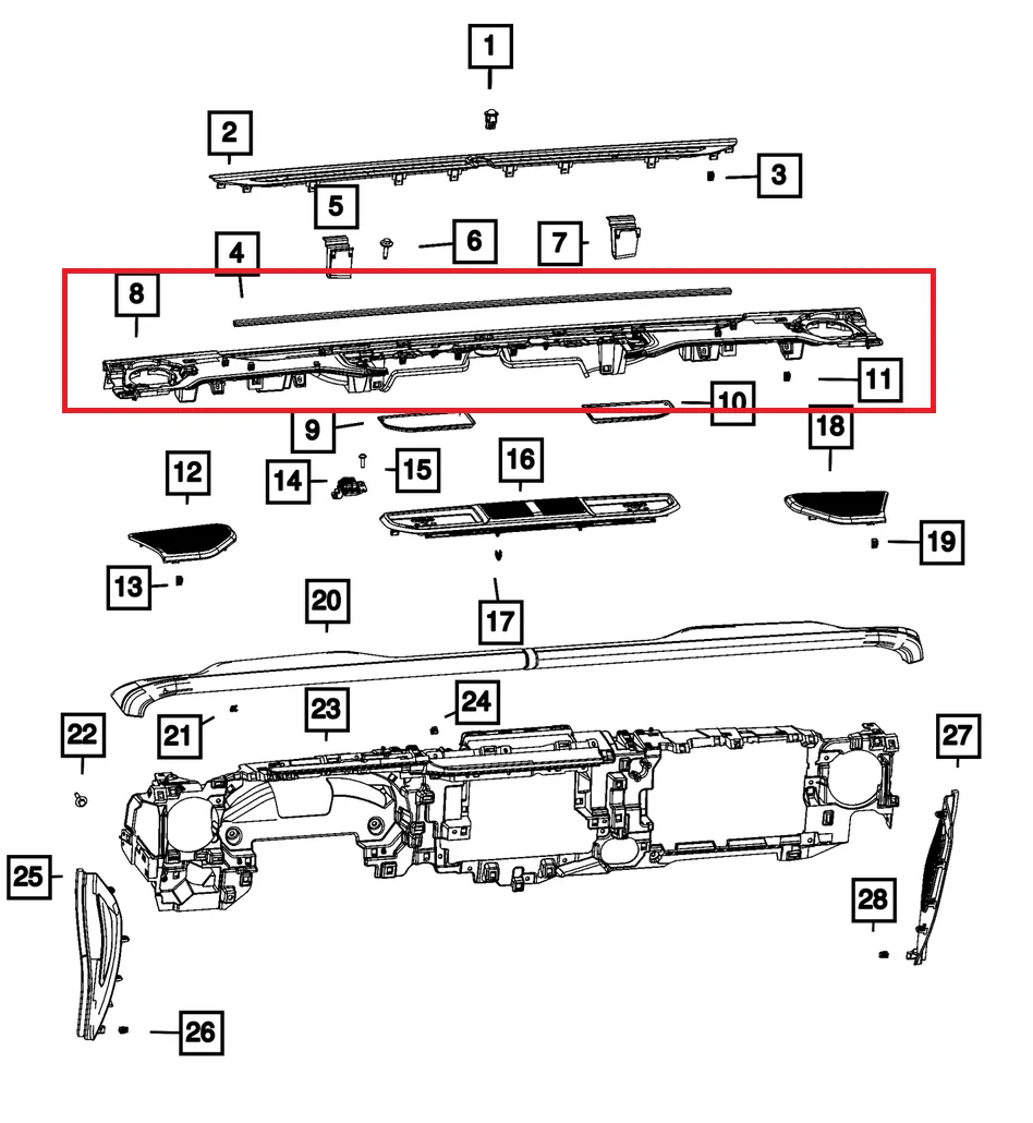 Jeep Wrangler JL Replacing the Defroster Duct 1771623124838-ny