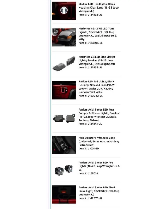 Jeep Wrangler JL Halogen to LED nightmare! Screenshot 2026-02-20 221904