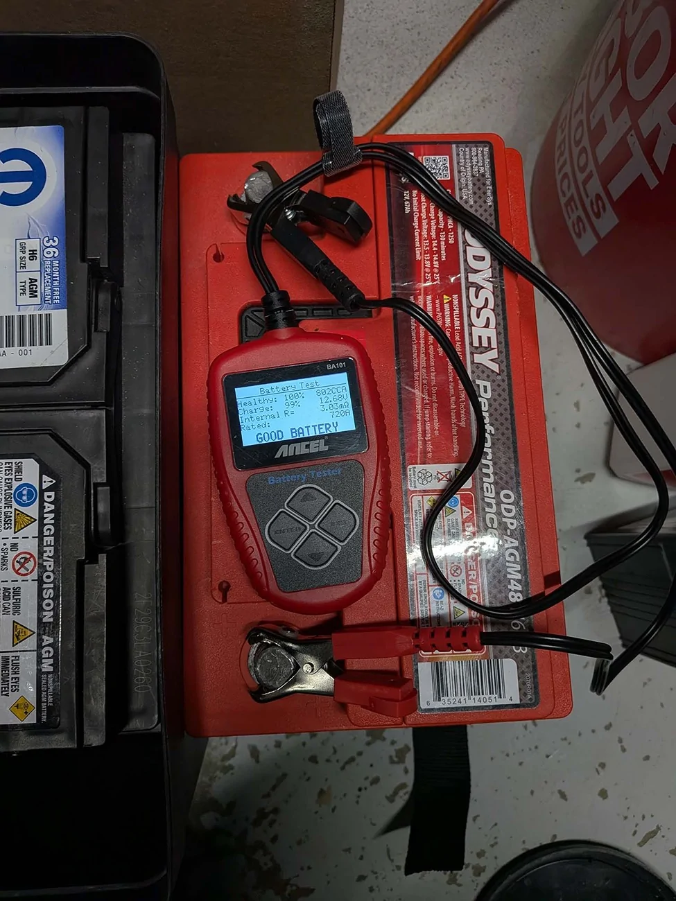 Jeep Wrangler JL Changing charge voltage for Odyssey battery? batterytest odessy