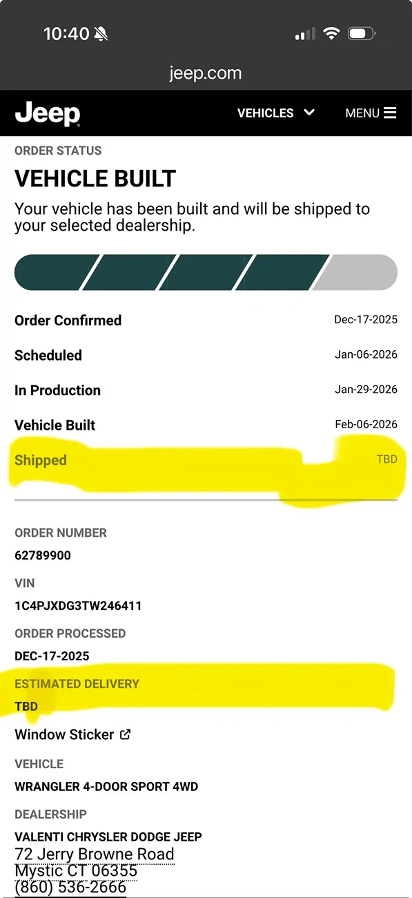 Jeep Wrangler JL 2026 Order Waiting Room IMG_2551