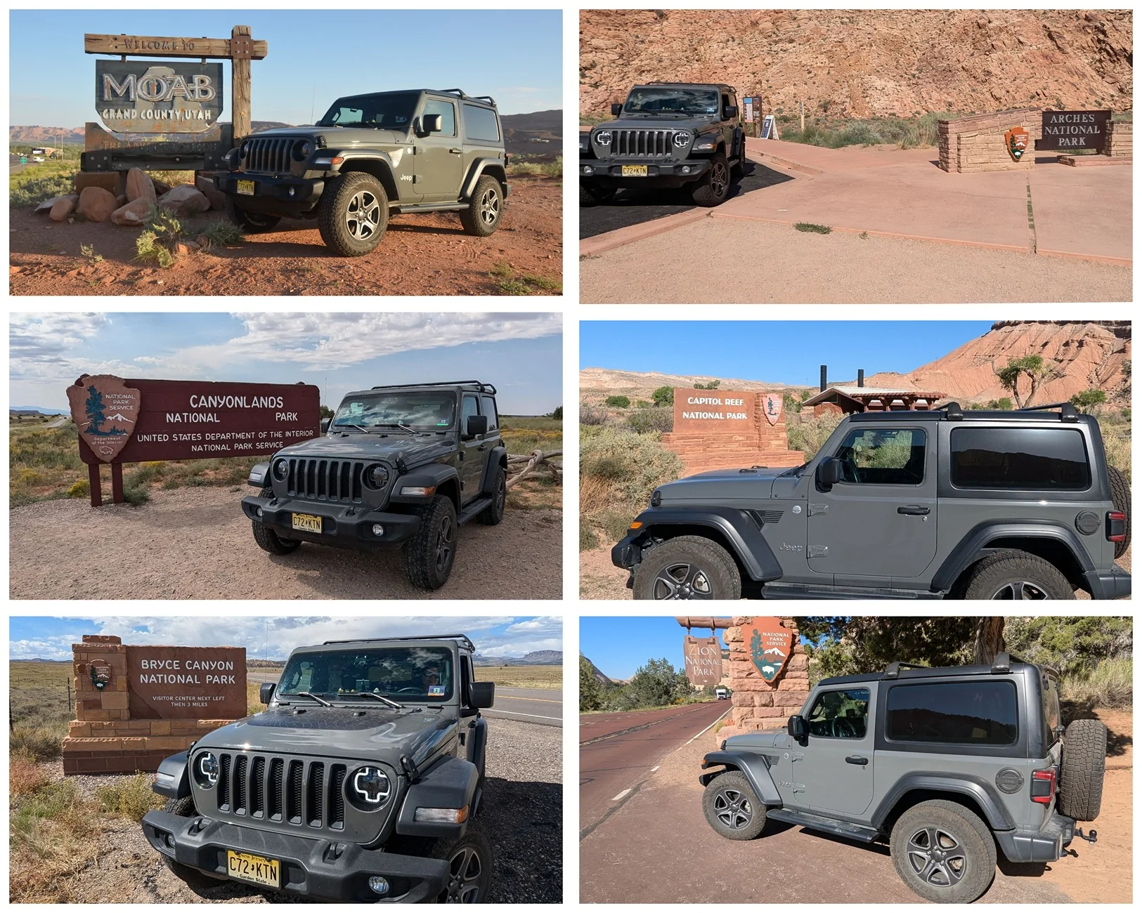 Jeep Wrangler JL Road tripping 2024 Utah Road Trip - J