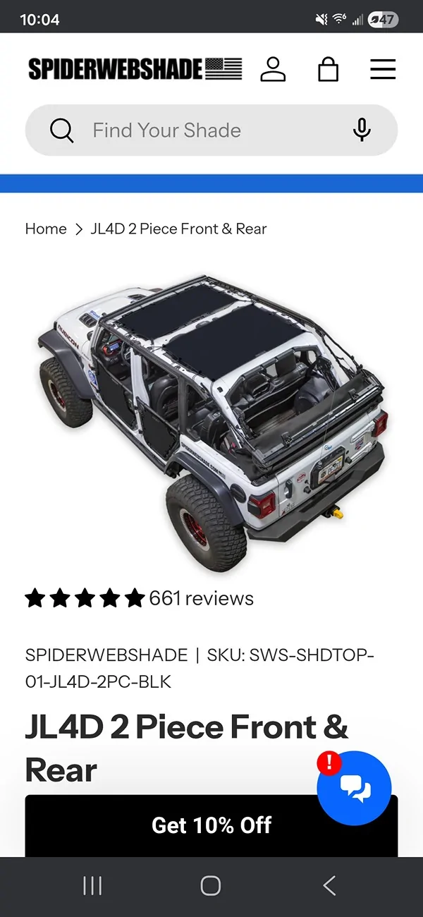 Jeep Wrangler JL Alien vs Spiderweb Sunshades Screenshot_20260304_100413_Chrom