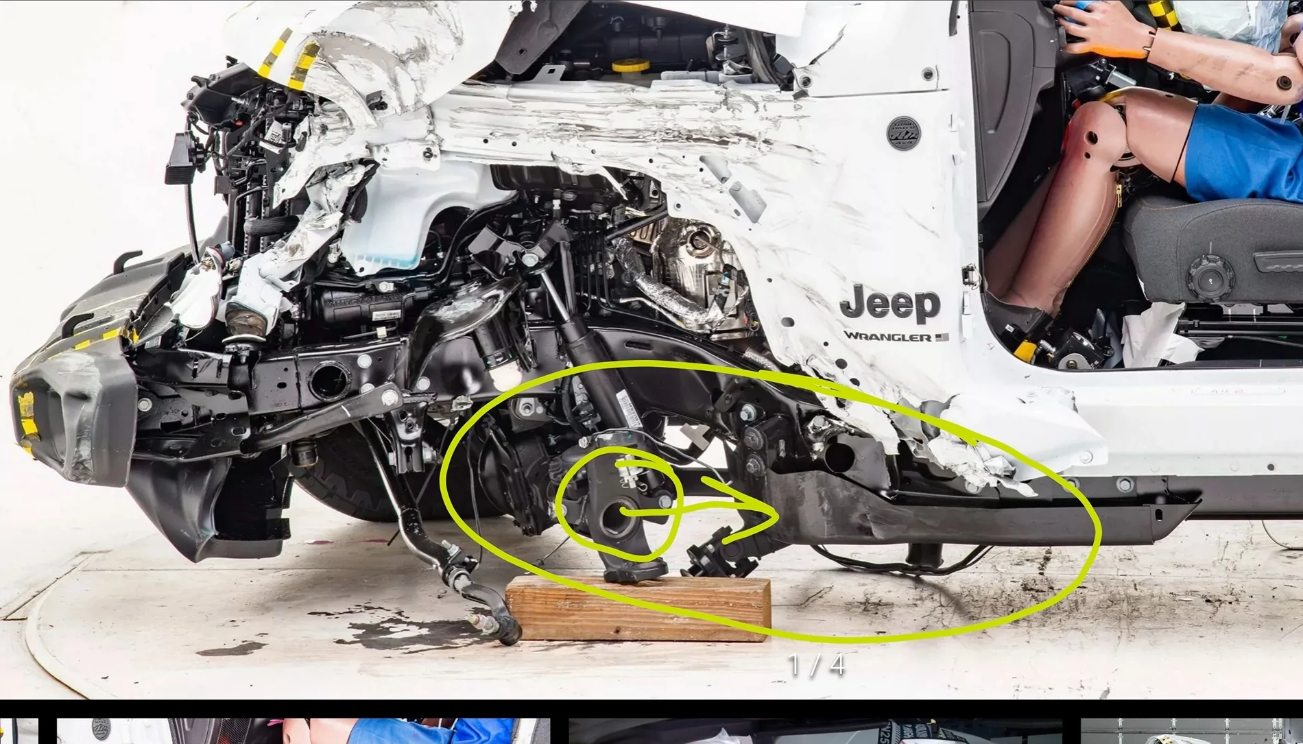 Jeep Wrangler JL Wrangler finally doesn't flip! (IIHS crash test) 502