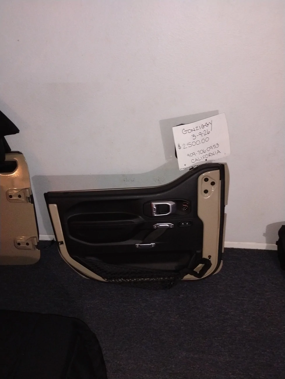 Jeep Wrangler JL Half Doors-Sold 17730427056837979585945507106728