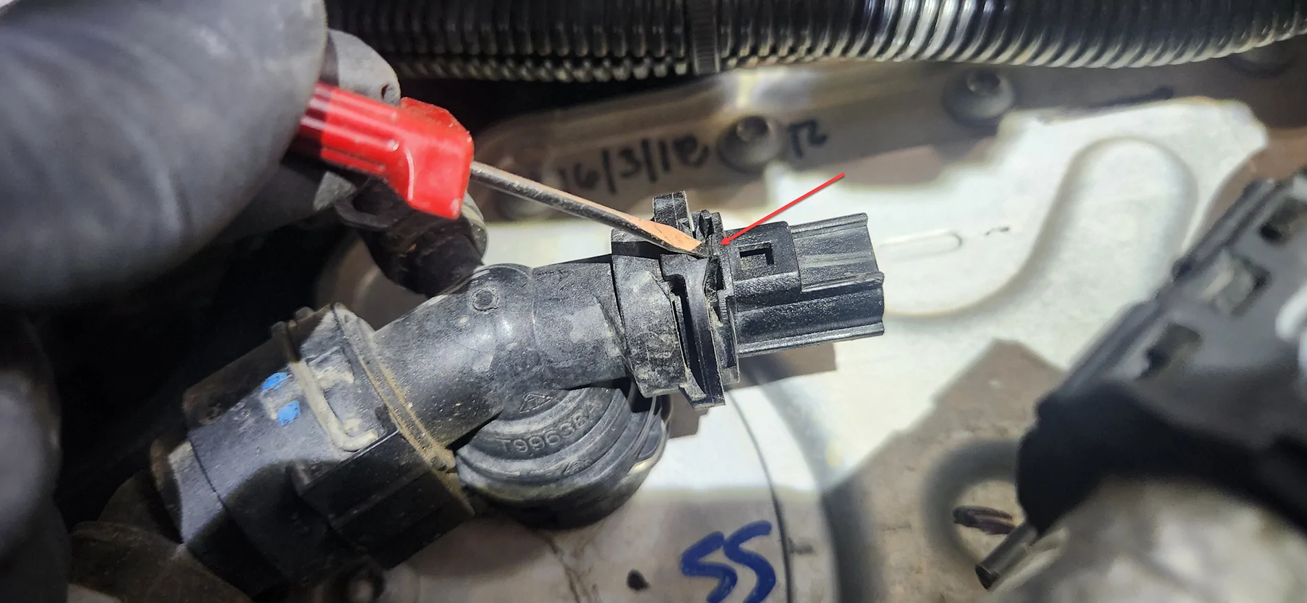 Jeep Wrangler JL Location of engine coolant temperature sensor? 20260308_093509a