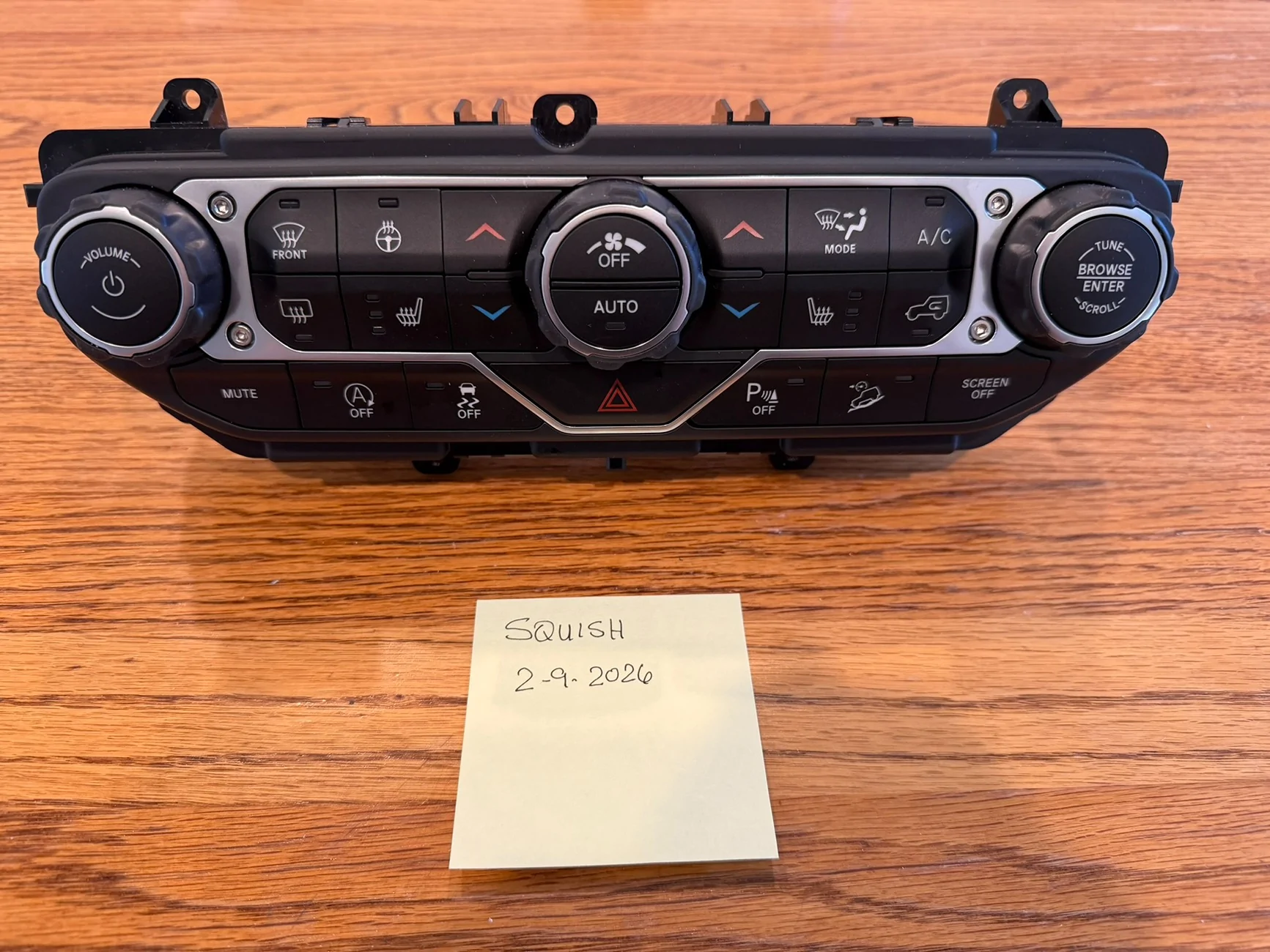 Jeep Wrangler JL **Price Drop** Center Stack - Mopar (6SX70DX9AB) $175.00 center_stack_front