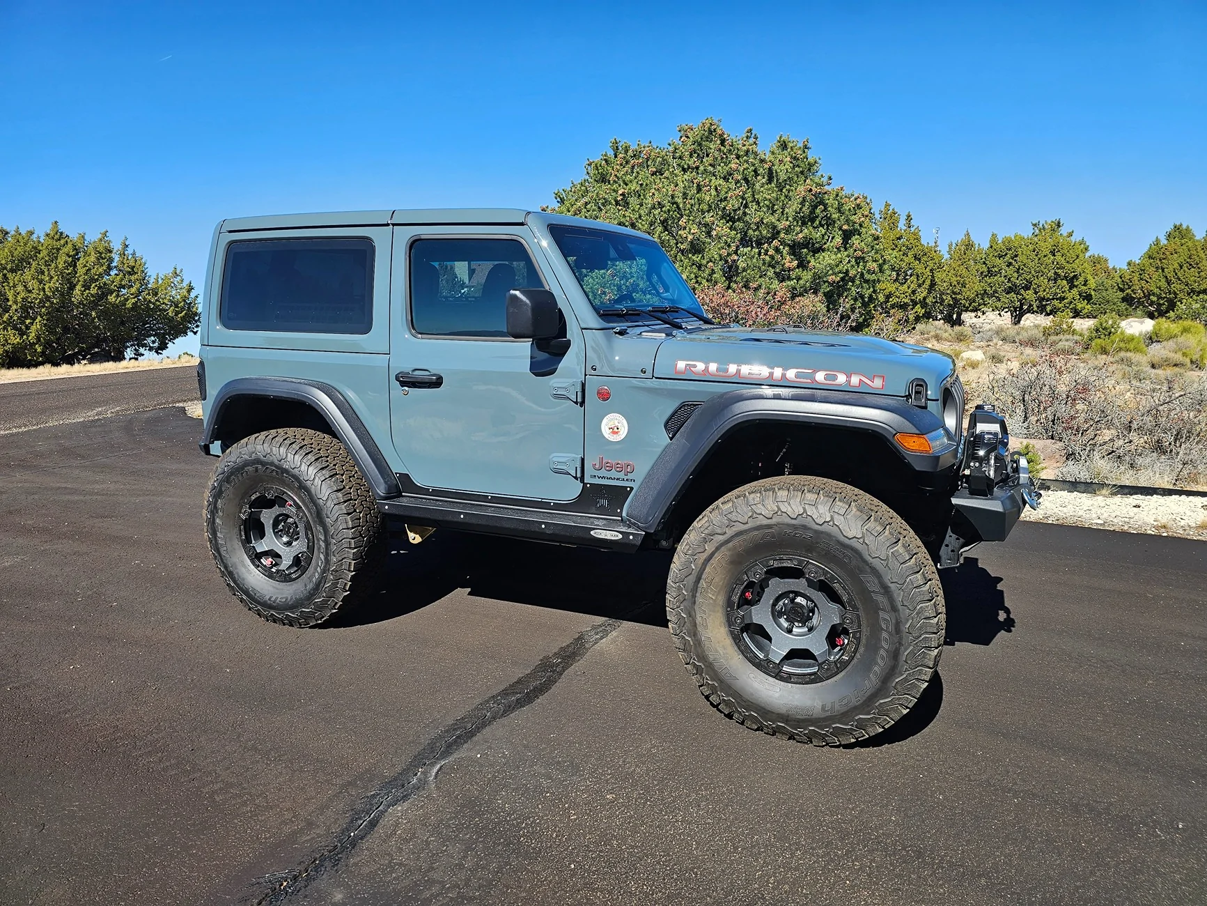 Jeep Wrangler JL 39" BFGs  Any comparison pix with a 37? 2-door 39s 2