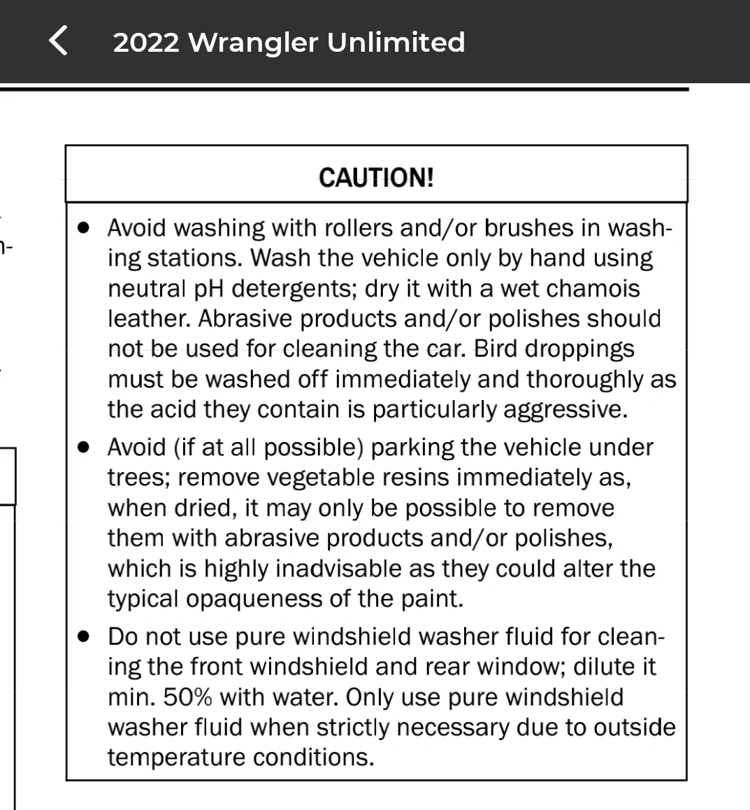 Jeep Wrangler JL One Touch Sky Top and Car Washes 1204